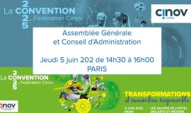 Save the Date : Assemblée Générale Ordinaire - Jeudi 5 Juin 2025 à Paris !
